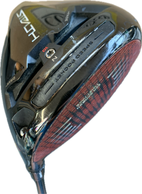 Used Taylormade STEALTH PLUS Mens Driver RH 10.5 Degree Vist Large View of Product Image Which is Used Taylormade STEALTH PLUS Mens Driver RH 10.5 Degree