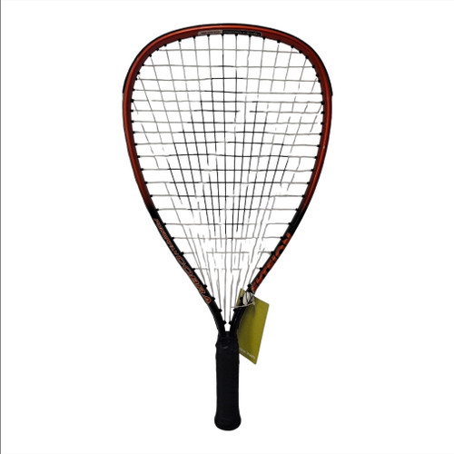 Vist Large View of Product Image Which is Used Wilson POWER BRIDGE Adult Racquetball Racquet Yellow 4 3/8"
