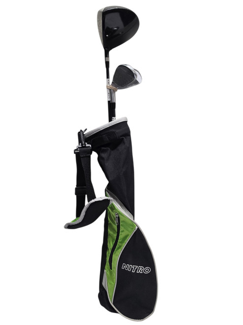 Vist Large View of Product Image Which is Used Nitro Crossfire Jr Package Set RH 3 Clubs with Bag