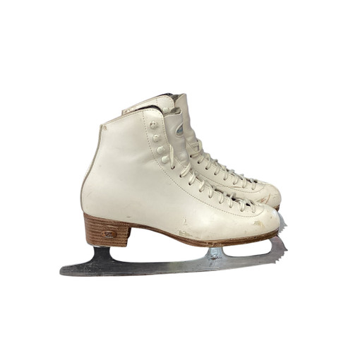 Vist Large View of Product Image Which is Used Riedell WomensFigure Skate White Senior 6.5