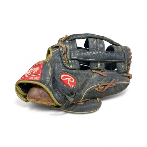 Vist Large View of Product Image Which is Used Rawlings RPS125H BB/SB Glove RH Throw Black 12 1/2"