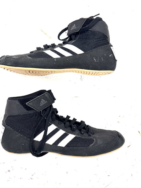 Vist Large View of Product Image Which is Used Adidas Wrestling Shoes Black Senior 7