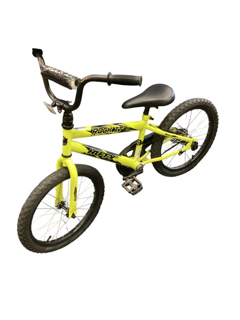 Vist Large View of Product Image Which is Used Huffy ROCK IT BIKE Mountain Bike Boys Yellow 18"