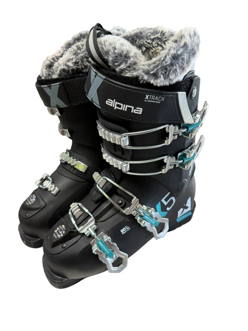 Vist Large View of Product Image Which is Used Alpina X5 Mens DH Ski Boot Black 255 MP - M07.5 - W08.5