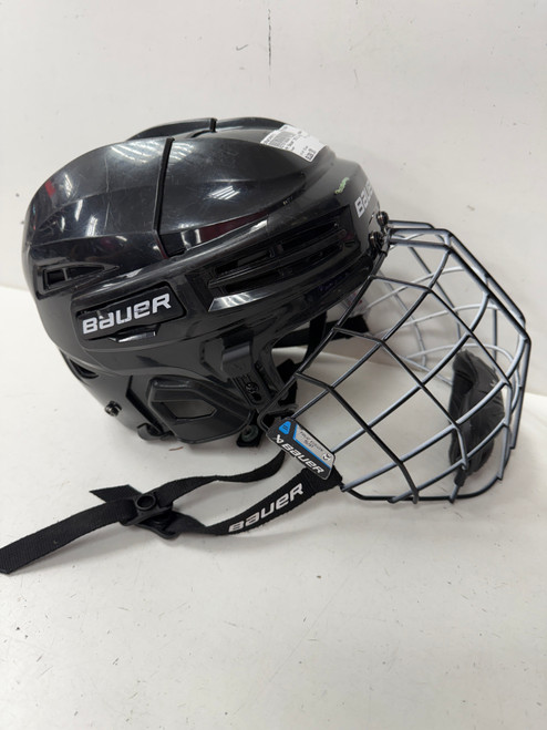 Vist Large View of Product Image Which is Used Bauer IMS 5.0 Helmet Cage Combo Black SM