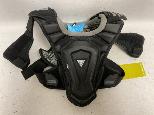 Vist Large View of Product Image Which is Used True CADET Lacrosse Shoulder Pads Black MD