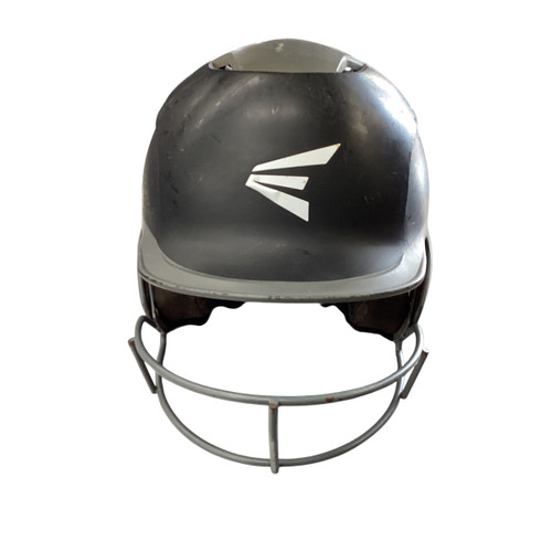 Vist Large View of Product Image Which is Used Easton PROWESS 6-7/8 - 7 3/8 Batting Helmet w/Mask Black And Grey M/L