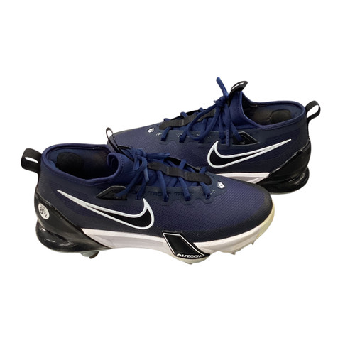 Vist Large View of Product Image Which is Used Nike TROUT AIR ZOOM BB/SB Cleats Navy Blue Senior 8.5