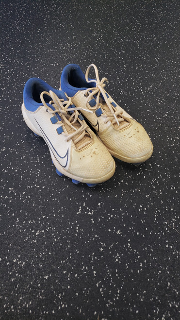 Vist Large View of Product Image Which is Used Nike HYPERDIAMOND 4 BB/SB Cleats White Senior 8