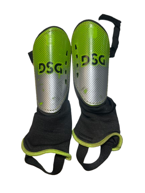 Vist Large View of Product Image Which is Used Soccer Shin Guards Youth Green MD