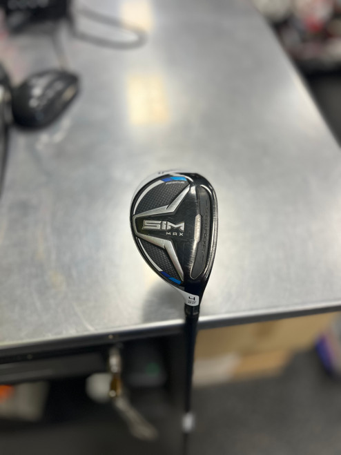 Vist Large View of Product Image Which is Used Taylormade SIM MAX Mens Hybrid Club RH 4 Hybrid