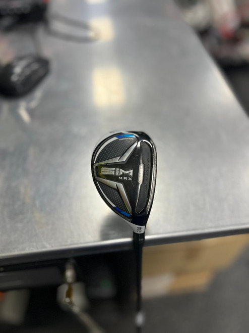Vist Large View of Product Image Which is Used Taylormade SIM MAX Mens Hybrid Club RH 3 Hybrid