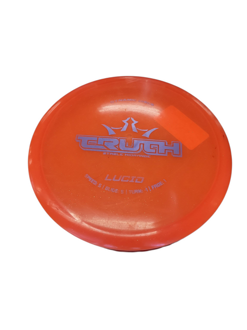 Vist Large View of Product Image Which is Used Dynamic Discs TRUTH LUCID Disc Golf Mid Range Orange