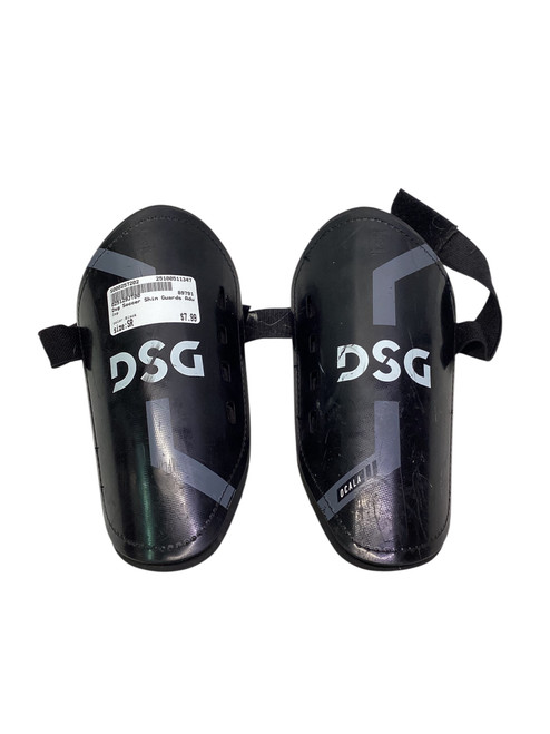 Vist Large View of Product Image Which is Used Dsg Soccer Shin Guards Adult Black Senior