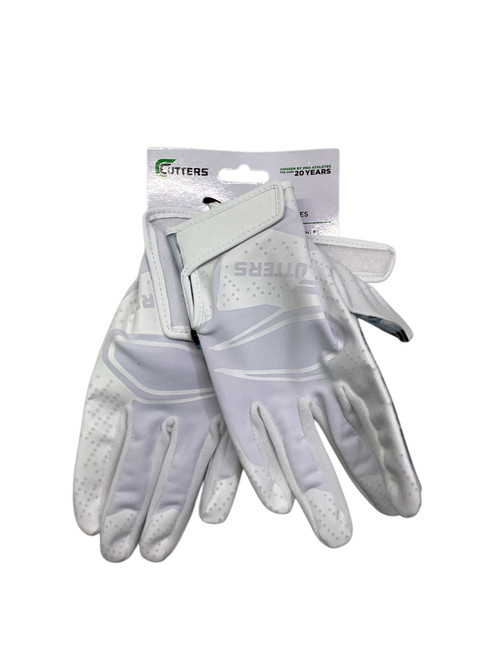 Vist Large View of Product Image Which is Used Cutters NEW WHITE FB Gloves White S/M