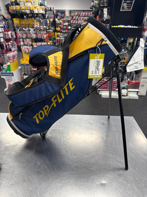 Vist Large View of Product Image Which is Used Top Flite JUNIOR STAND BAG Jr Stand Bag Navy Blue