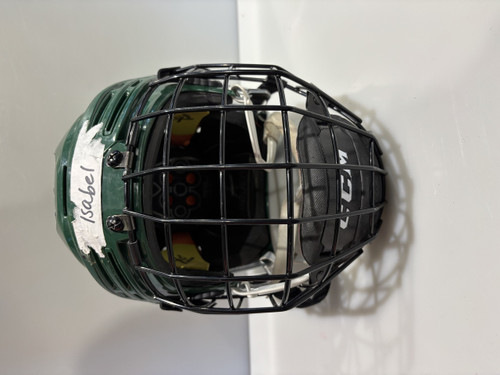 Vist Large View of Product Image Which is Used Bauer Helmet Cage Combo Green SM