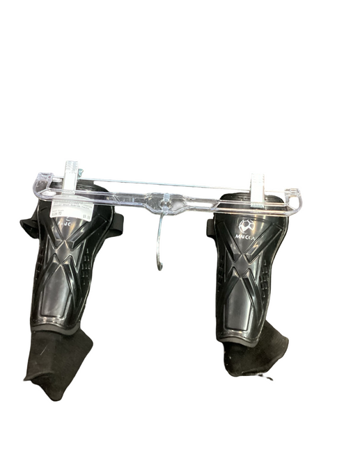 Vist Large View of Product Image Which is Used Soccer Shin Guards Youth Black SM