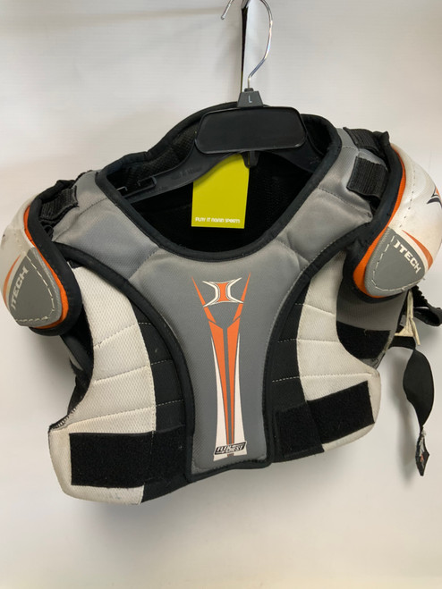 Vist Large View of Product Image Which is Used Itech 255TL Junior Shoulder Pads LG