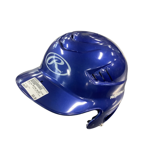 Vist Large View of Product Image Which is Used Rawlings BATTING HELMET Batting Helmet No Mask Navy Blue S/M