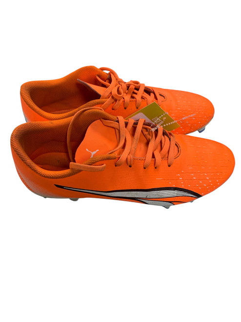 Vist Large View of Product Image Which is Used Nike Soccer Cleats Orange Senior 6.5