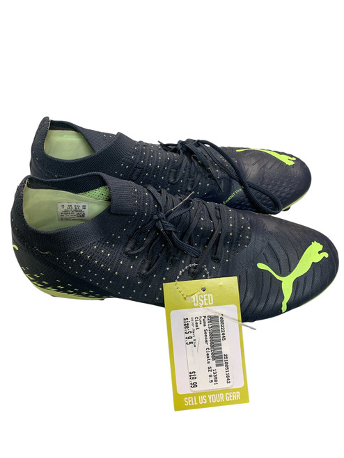 Vist Large View of Product Image Which is Used Puma Soccer Cleats Navy Blue Senior 9.5