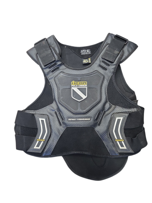 Vist Large View of Product Image Which is Used ICON FIELD ARMOR Kidney Belt Black XL
