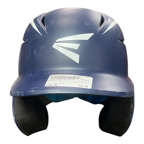Vist Large View of Product Image Which is Used Easton ELITE X Batting Helmet No Mask Navy Blue One Size