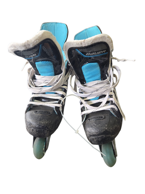 Vist Large View of Product Image Which is Used Bauer RSX ROLLER HOCKEY SKATES Roller Hockey Skates Black Junior 03