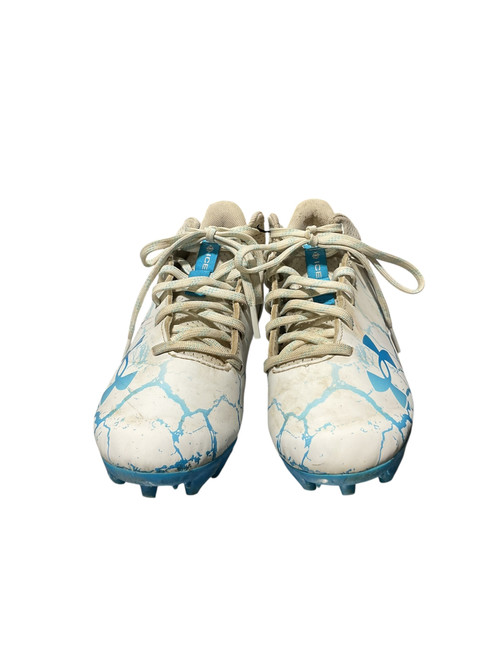 Vist Large View of Product Image Which is Used Under Armour Jr FB Cleats White Junior 04.5