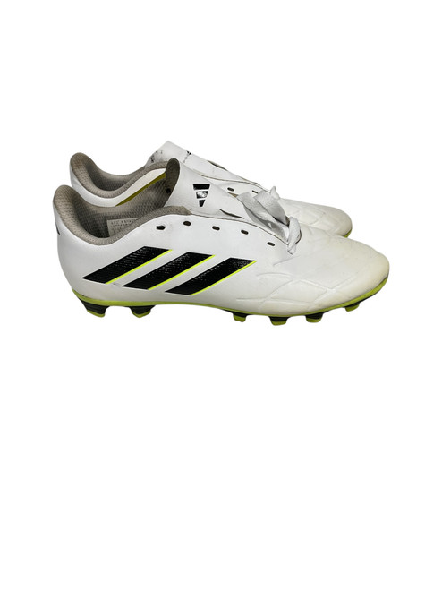 Vist Large View of Product Image Which is Used Adidas Soccer Cleats White Junior 04