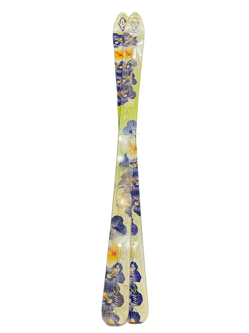 Vist Large View of Product Image Which is Used K2 PHAT LUV PROJECT SKIS Womens Skis Only Optic Yellow 145 cm