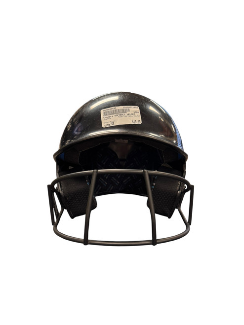 Vist Large View of Product Image Which is Used Champro SOFTBALL HELMET Batting Helmet w/Mask Black XS