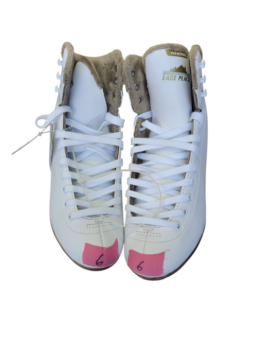 Vist Large View of Product Image Which is Used Lake Placid WHITNEY SKATES WomensFigure Skate White Senior 6