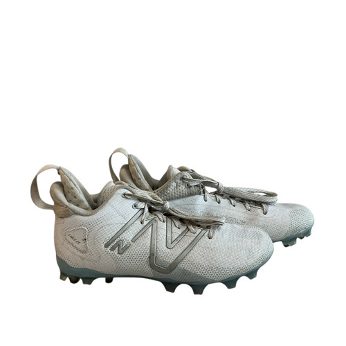 Vist Large View of Product Image Which is Used New Balance LAX Cleats Womens White Senior 7.5