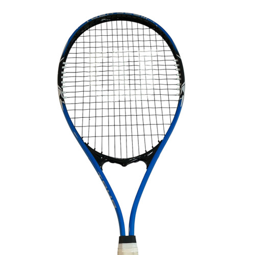 Vist Large View of Product Image Which is Used Wilson TOUR SLAM Adult Tennis Racquet Navy Blue 3 3/8"