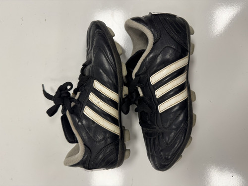 Vist Large View of Product Image Which is Used Adidas Soccer Cleats Black Youth 12.5