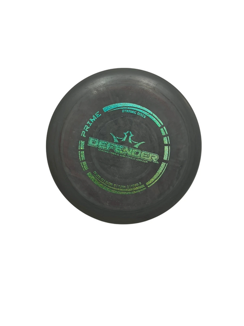 Vist Large View of Product Image Which is Used Dynamic Discs Prime Defender 172g Disc Golf Driver Grey