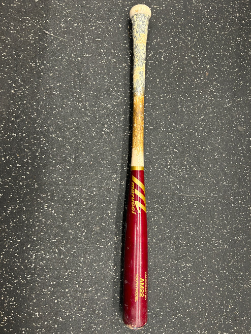 Vist Large View of Product Image Which is Used Marucci AM22 BB/SB Wood Bat 28 1/2"