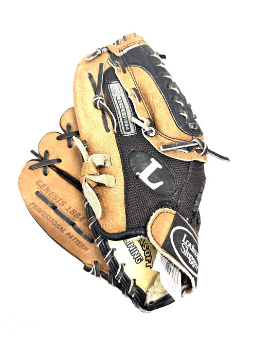 Vist Large View of Product Image Which is Used Louisville Slugger GENESIS BB/SB Glove LH Throw Brown 11 1/2"