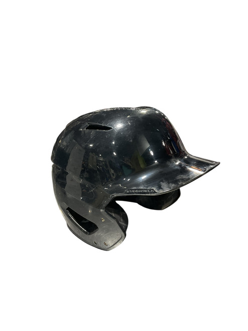 Vist Large View of Product Image Which is Used Evoshield BLACK BB HELMET Batting Helmet No Mask Black One Size