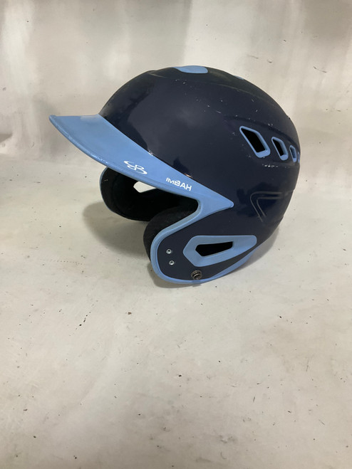 Vist Large View of Product Image Which is Used BoomBah BOOMBAH HELMET 6.25-7 Batting Helmet No Mask Navy Blue SM