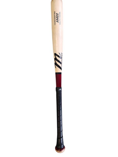Vist Large View of Product Image Which is Used Marucci AM22 YOUTH BB/SB Wood Bat 29"