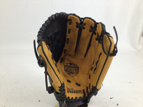 Vist Large View of Product Image Which is Used Wilson A350 PROTEGE 12IN RHT BB GLOVE BB/SB Glove RH Throw Black 12"