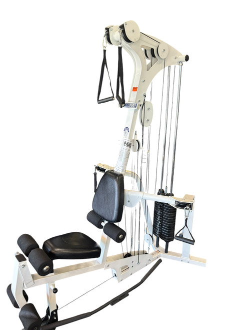 Vist Large View of Product Image Which is Used Parabody 777 Home Gym w/Plates