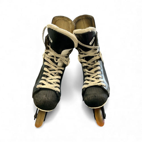 Vist Large View of Product Image Which is Used CCM TACKS 155 Junior Roller Quad Skates Black Junior 06