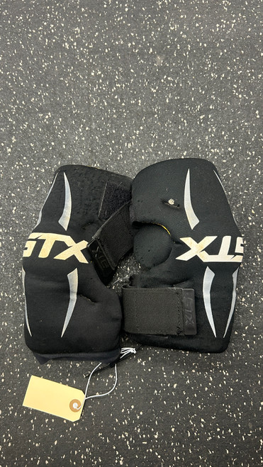 Vist Large View of Product Image Which is Used STX STINGER Lacrosse Arm Pads/Guards Black MD