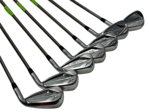 Vist Large View of Product Image Which is Used Mizuno JPX 923 HOT METAL Mens Golf Iron Set RH 5I-GW w/ recoil ESX 460 F3 Shafts +1/4"