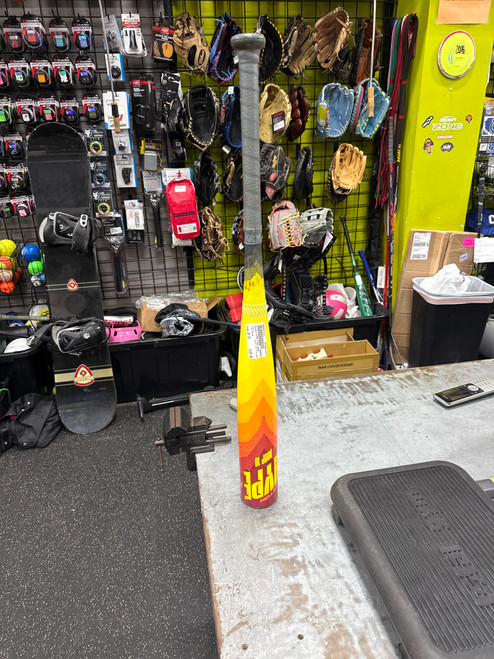 Vist Large View of Product Image Which is Used Easton HYPE FIRE 2024 BB/SB USSSA 2 3/4 Bat 29"