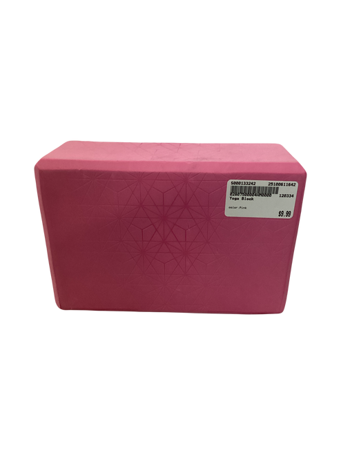 Vist Large View of Product Image Which is Used Yoga Block Pink